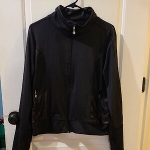 Catherine Malandrino 2 Piece Workout Set (Sweatshirt And Leggings)